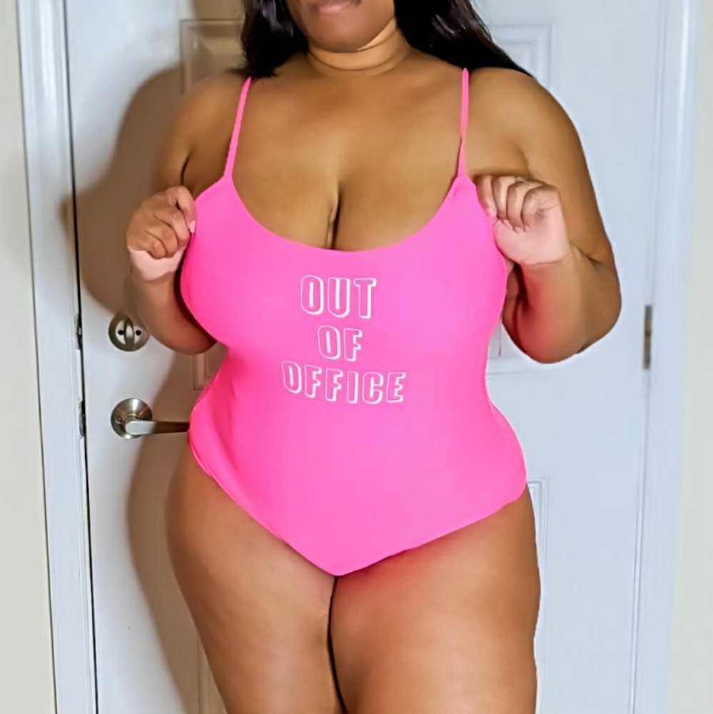 Neon Pink Bathing Suit